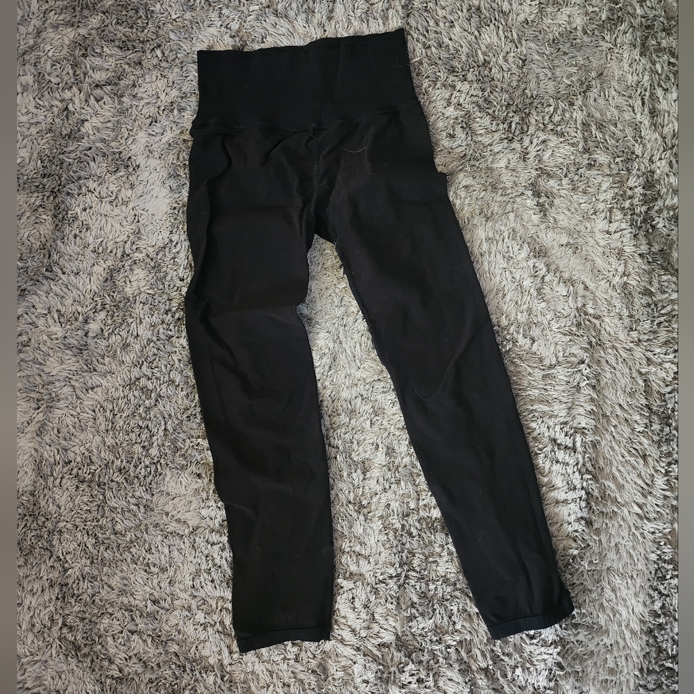 Black High-Waisted Leggings